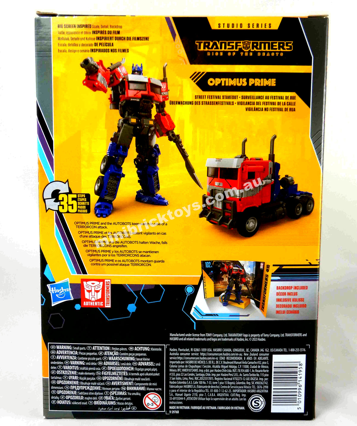 Transformers Studio Series 102-BB OPTIMUS PRIME Voyager Class Rise of the Beasts