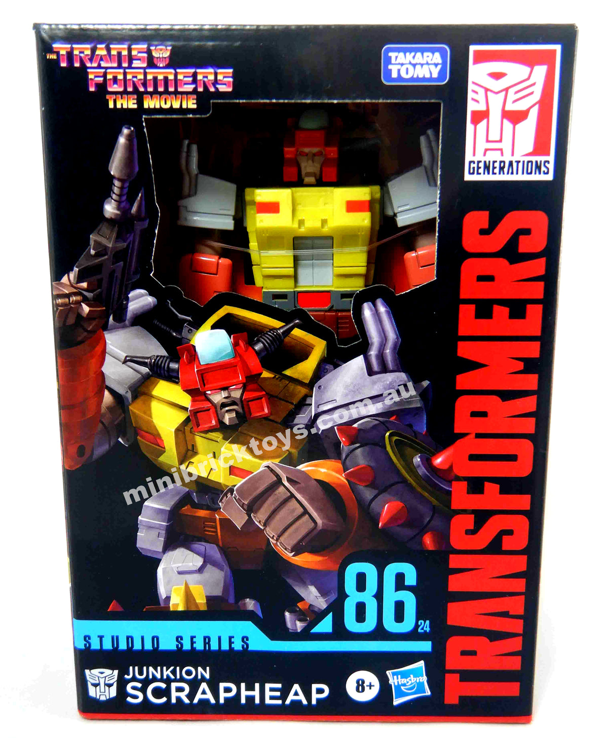 Transformers Studio Series 86 JUNKHEAP 86-14 and SCRAPHEAP 86-24 Voyager Class
