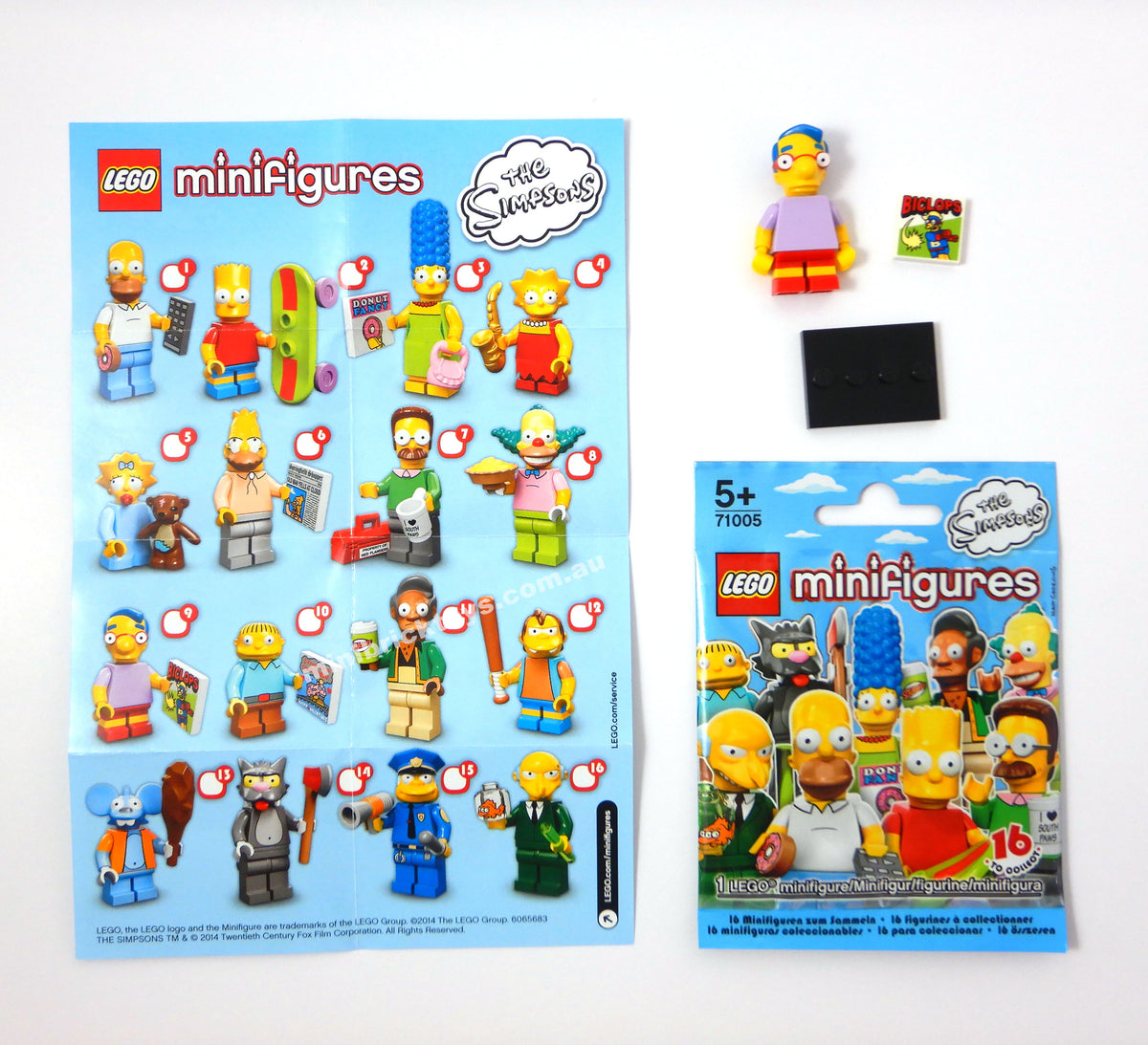 LEGO 71005 Milhouse Minifigure Simpsons Series 1