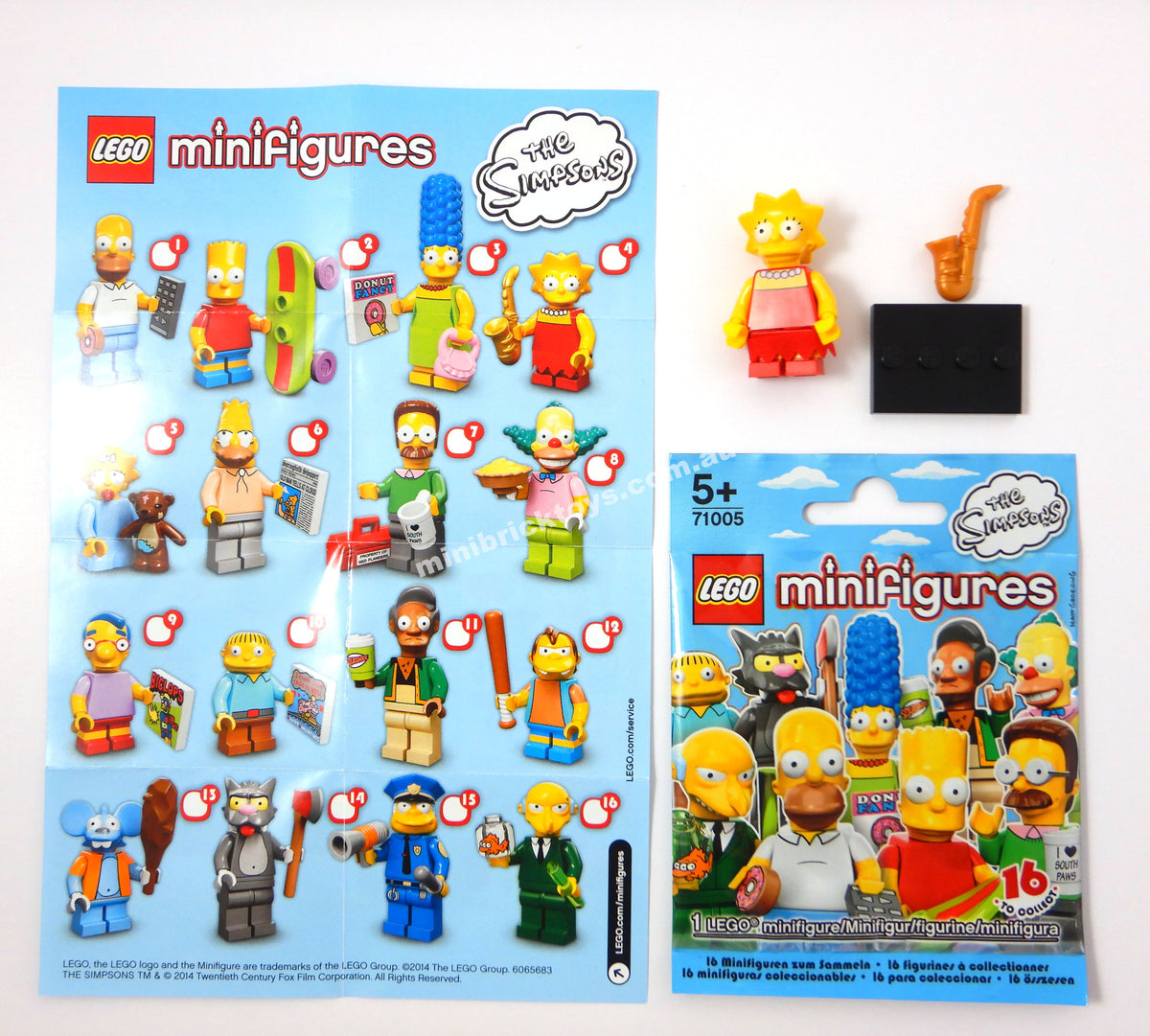 LEGO 71005 Lisa Simpson Minifigure Simpsons Series 1