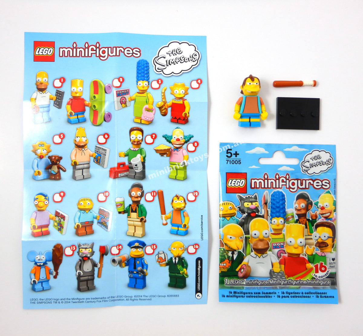 LEGO 71005 Nelson Muntz Minifigure Simpsons Series 1