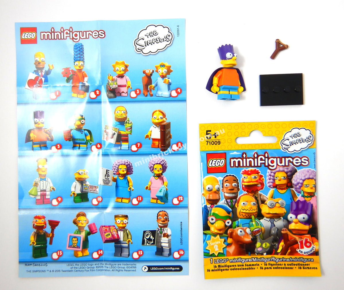 LEGO 71009 Bart Minifigure Simpsons Series 2
