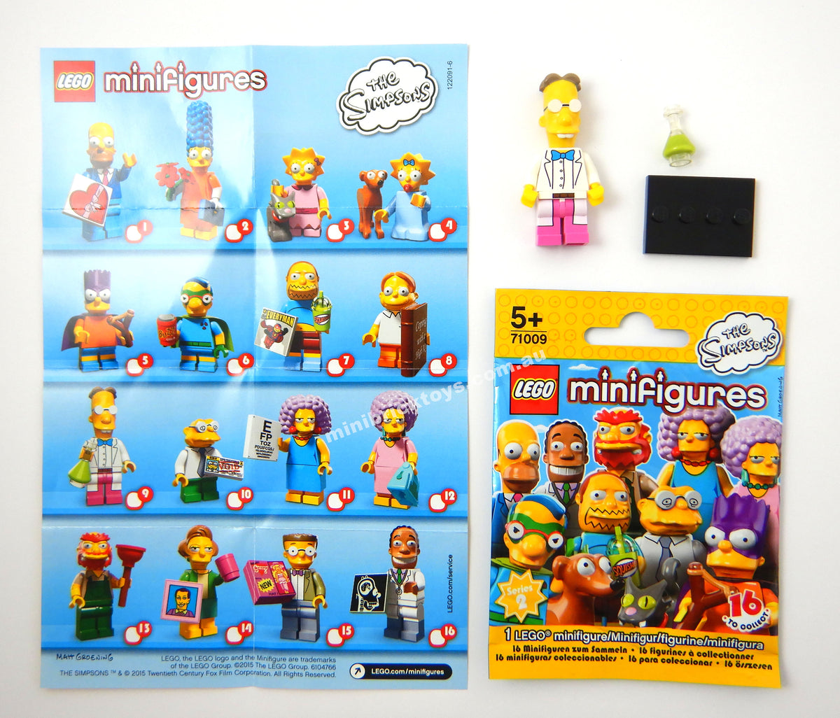 LEGO 71009 Professor Frink Minifigure Simpsons Series 2