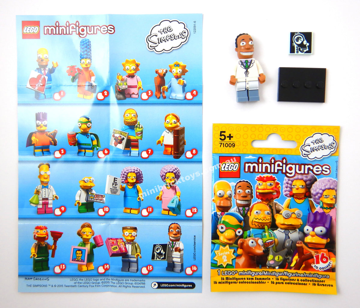 LEGO 71009 Dr Hibbert Minifigure Simpsons Series 2