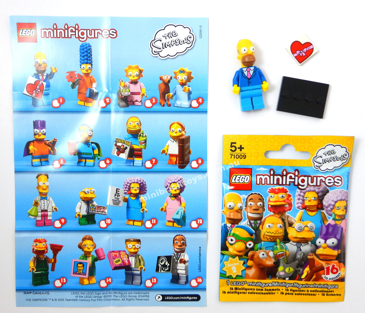 LEGO 71009 Homer Minifigure Simpsons Series 2