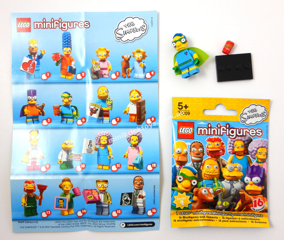 LEGO 71009 Milhouse Minifigure Simpsons Series 2