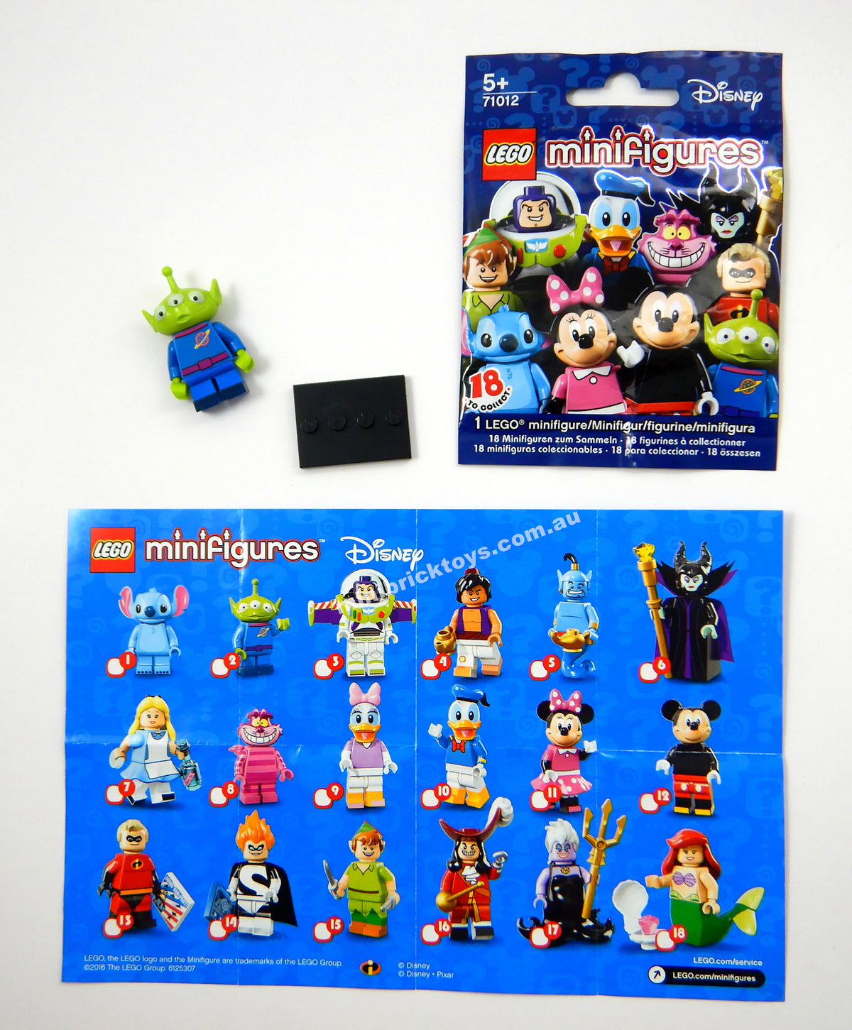 LEGO 71012 Alien Minifigure Disney Series 1
