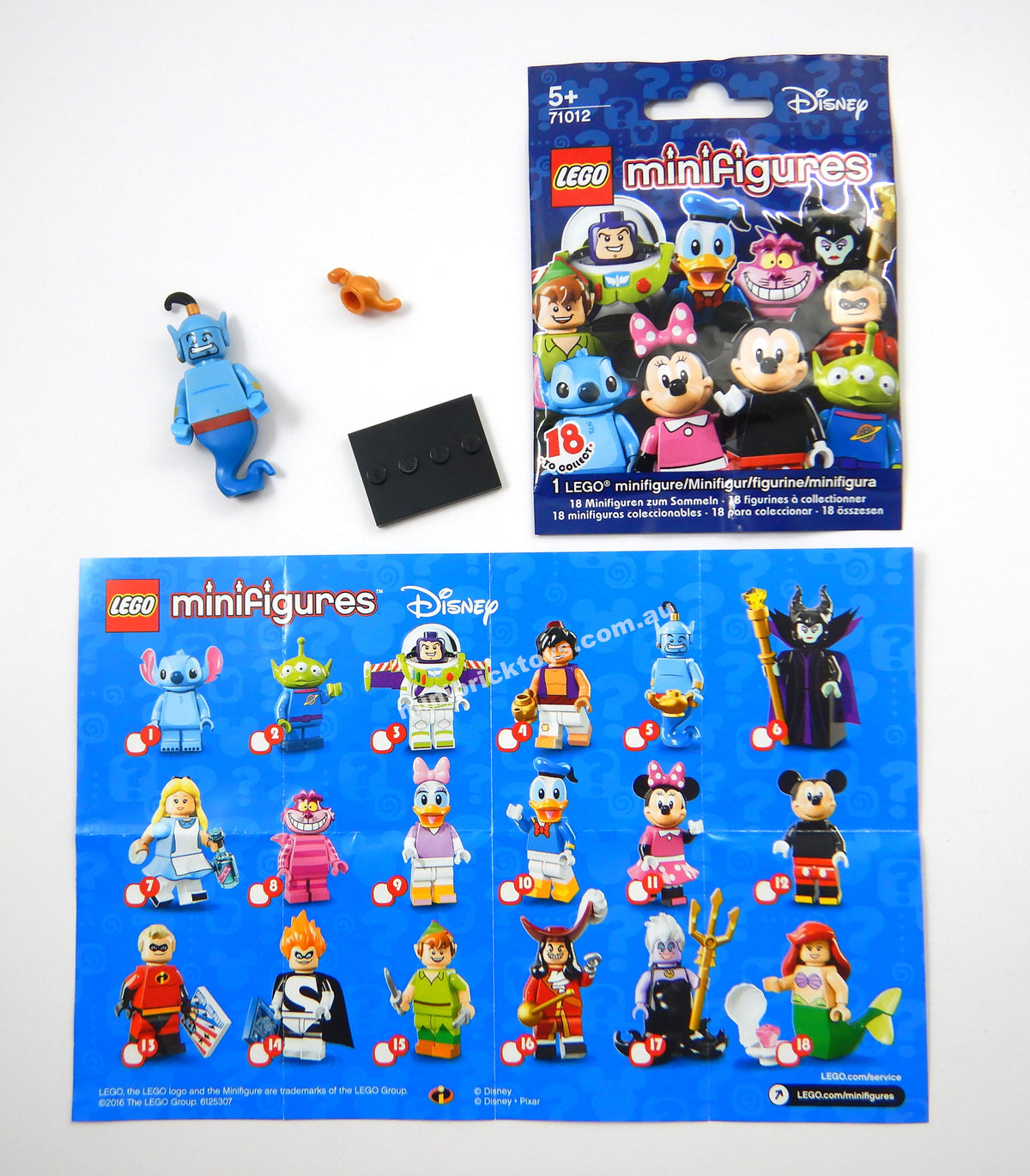 LEGO 71012 Genie Minifigure Disney Series 1