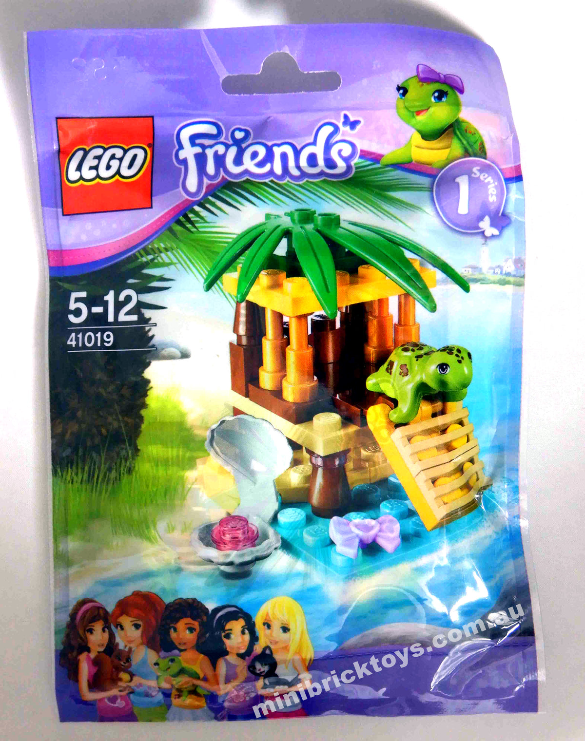 LEGO Friends 41017, 41018 & 41019 Series 1 Sets: Squirrel, Cat, Turtle