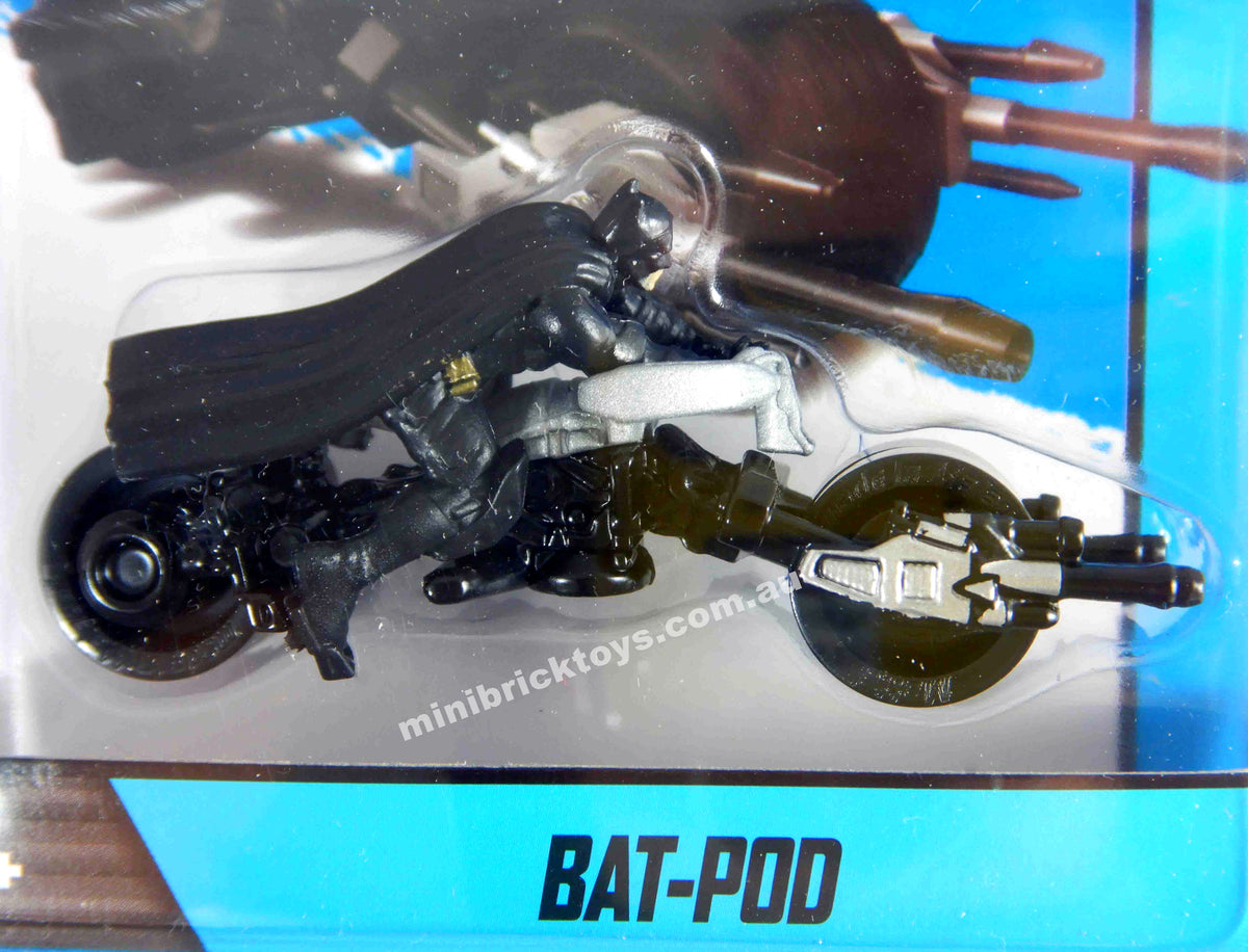 Hot Wheels Dark Knight Trilogy BATMOBILES: BAT-POD (Batman), THE BAT & TUMBLER