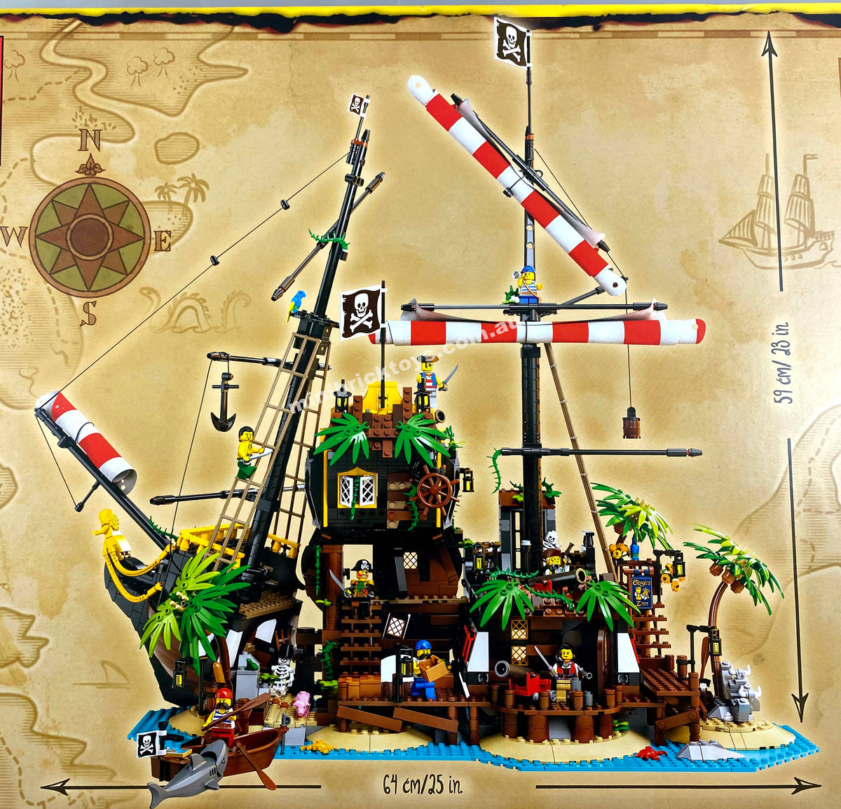 LEGO Ideas 21322 Pirates of Barracuda Bay