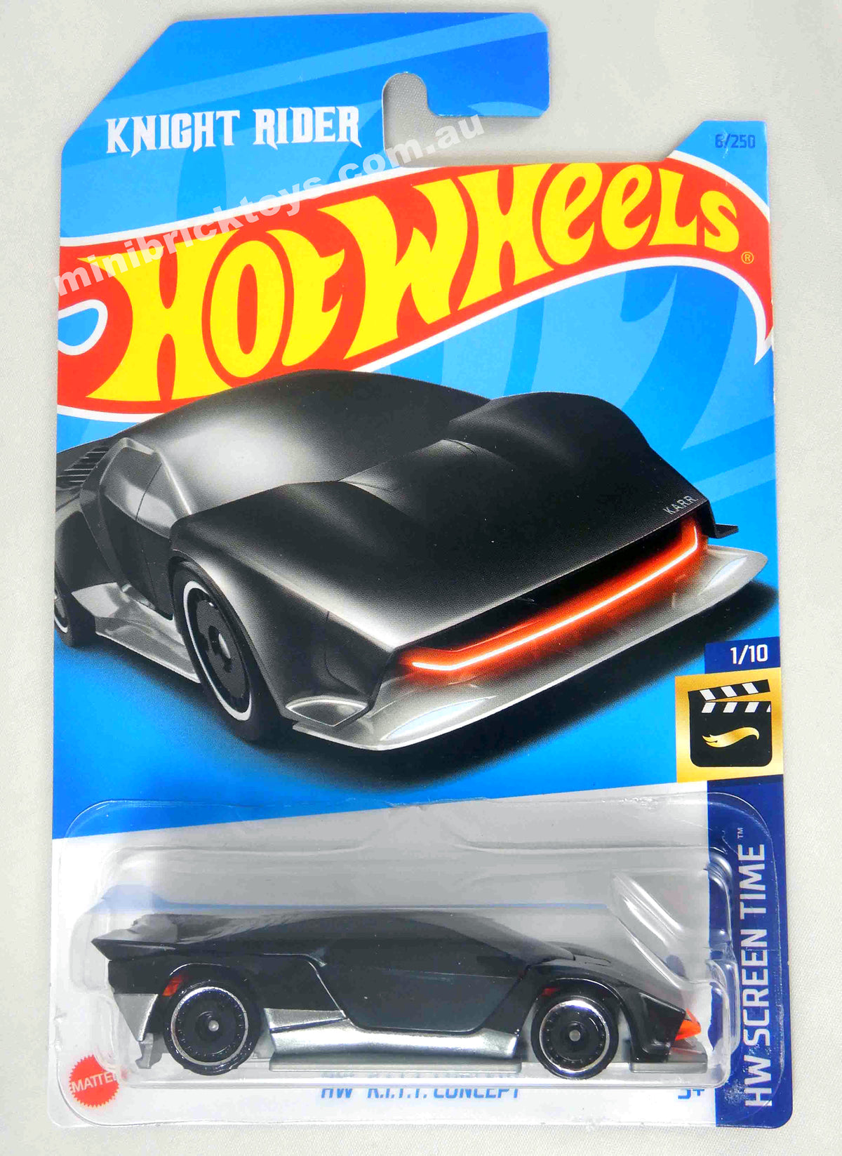 Hot Wheels Knight Rider Set - KITT, Super Pursuit Mode, KARR & KITT Concept