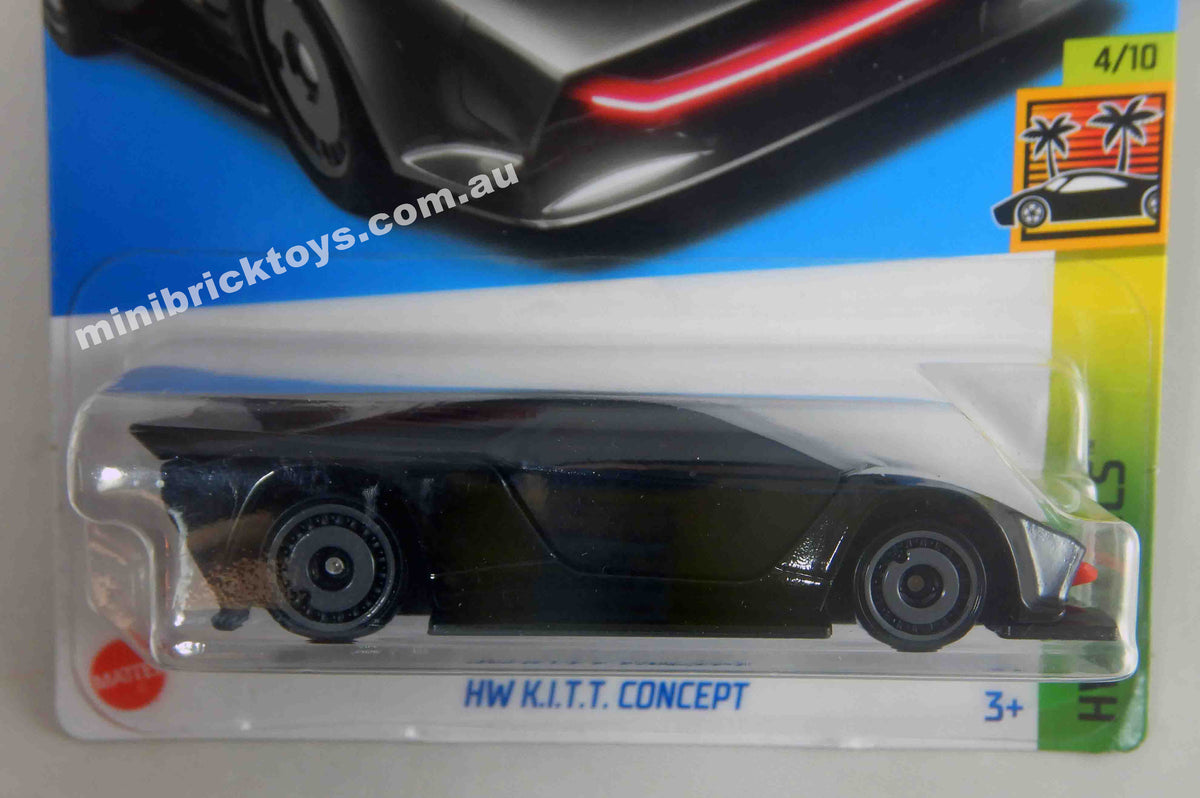 Hot Wheels Knight Rider Set - KITT, Super Pursuit Mode, KARR & KITT Concept