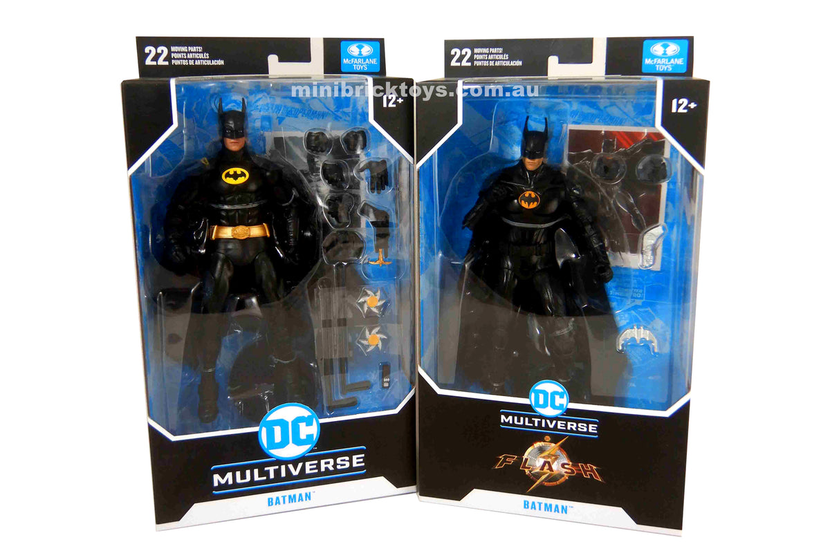 McFarlane DC Multiverse BATMAN (1989) & BATMAN (Flash Movie) Michael Keaton