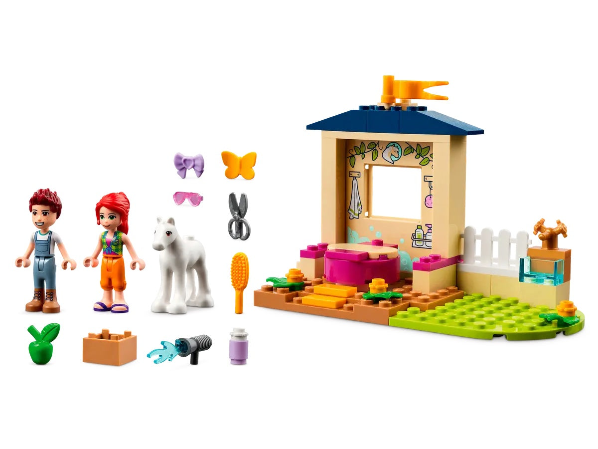 LEGO Friends 41696 Pony Washing Stable Set