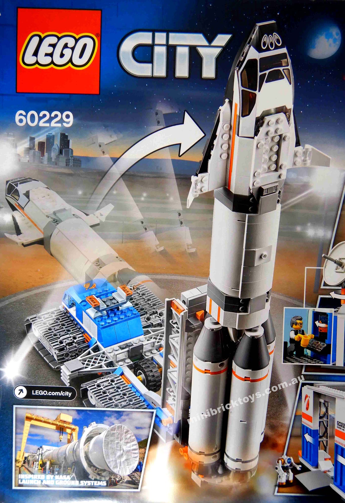 LEGO City 60229 Rocket Assembly & Transport
