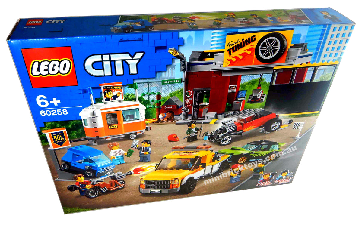 LEGO City 60258 Tuning Workshop Set