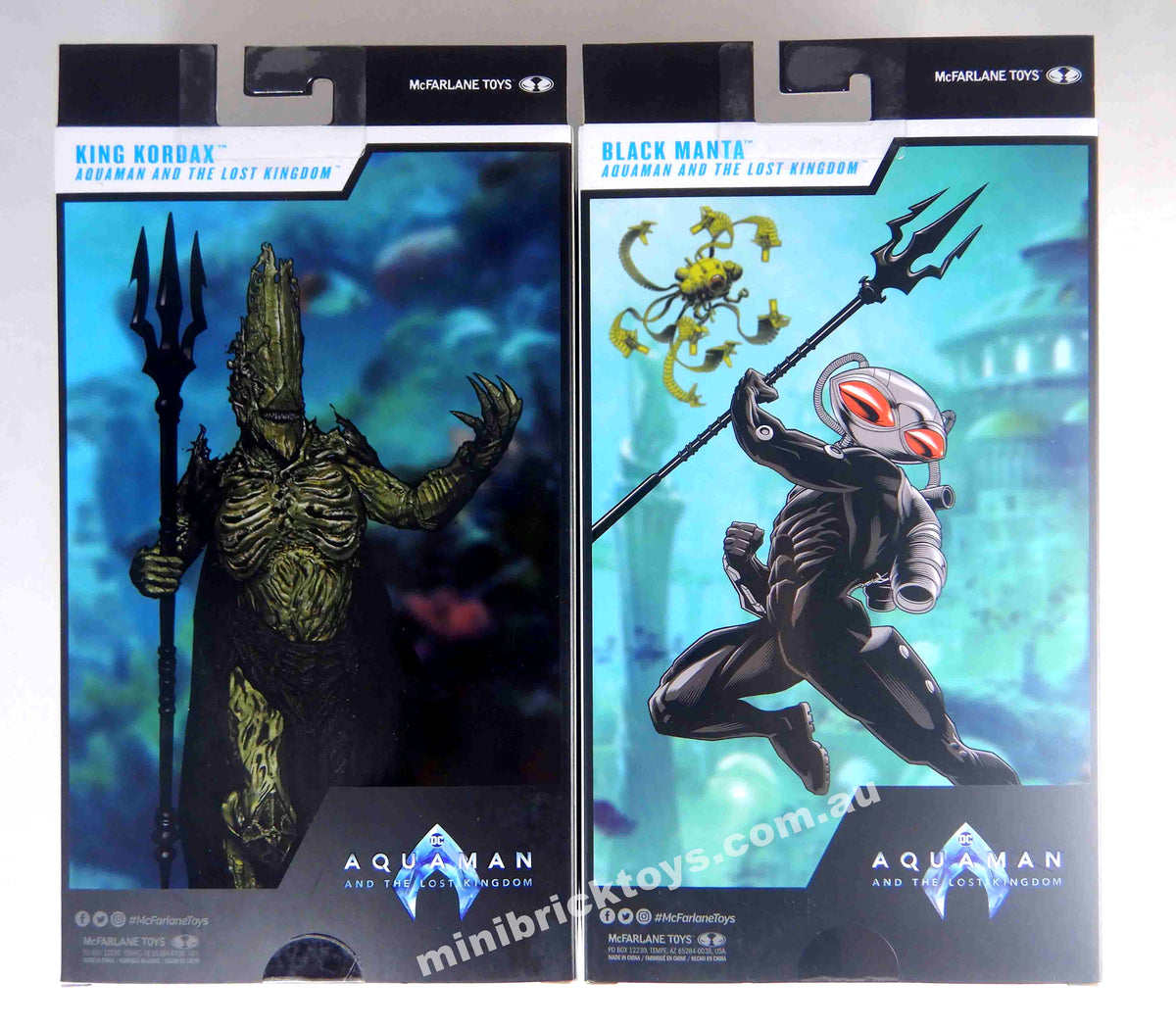McFarlane DC Multiverse BLACK MANTA & KING KORDAX Aquaman Movie