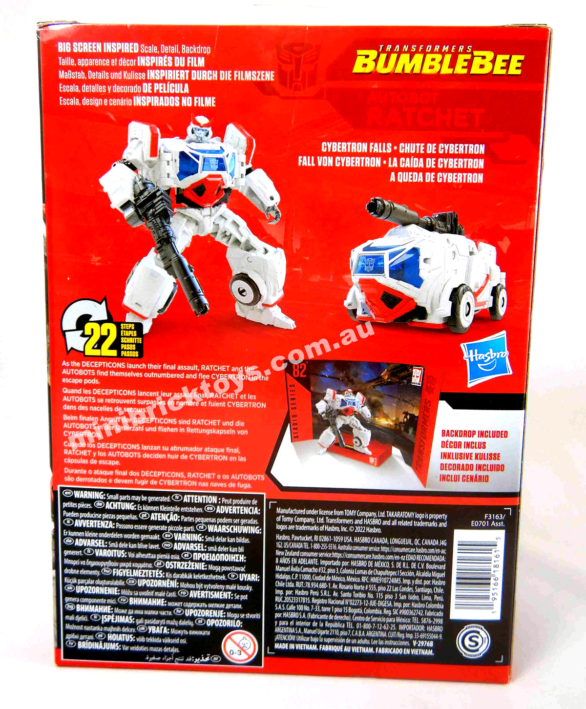 Transformers Studio Series #82 AUTOBOT RATCHET Deluxe Class The Bumblebee Movie