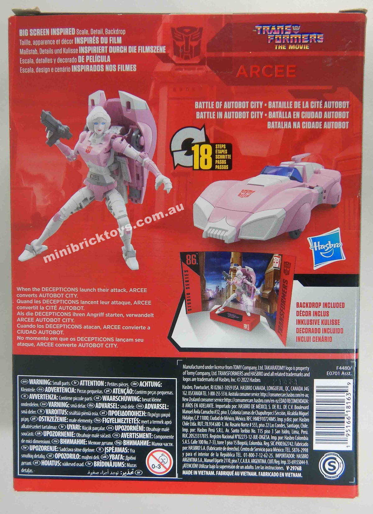 Transformers Studio Series 86 ARCEE Deluxe Class #86-16