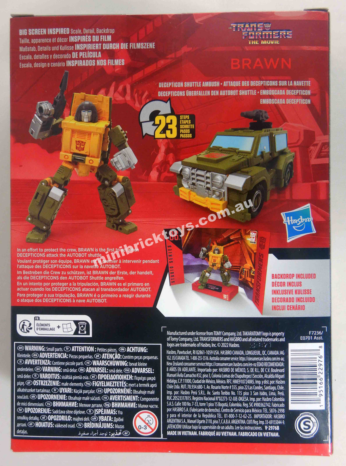 Transformers Studio Series 86 BRAWN Deluxe Class #86-22