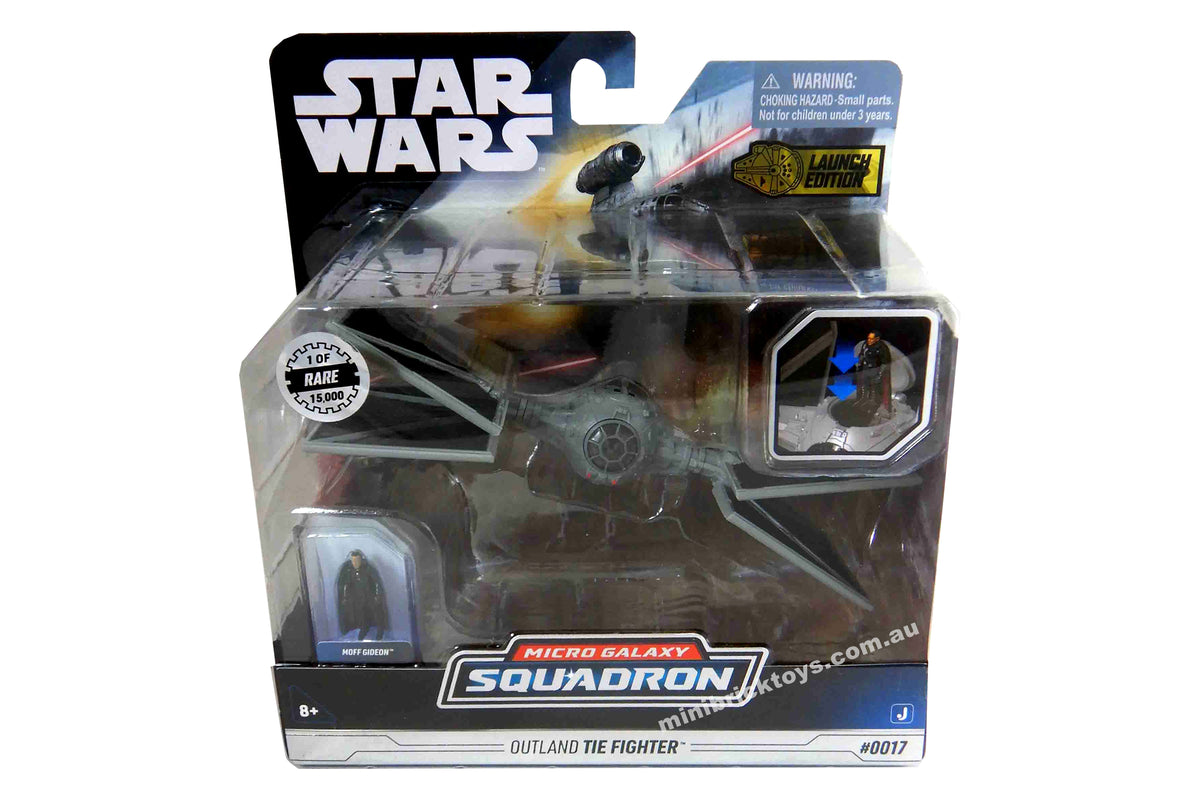 Star Wars Micro Galaxy Squadron OUTLAND TIE FIGHTER with MOFF GIDEON