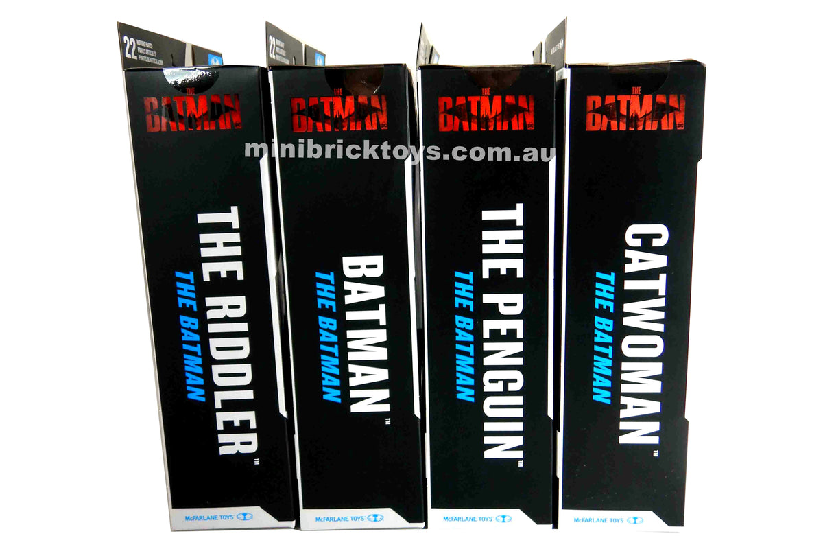McFarlane DC Multiverse THE BATMAN, RIDDLER, CATWOMAN & PENGUIN