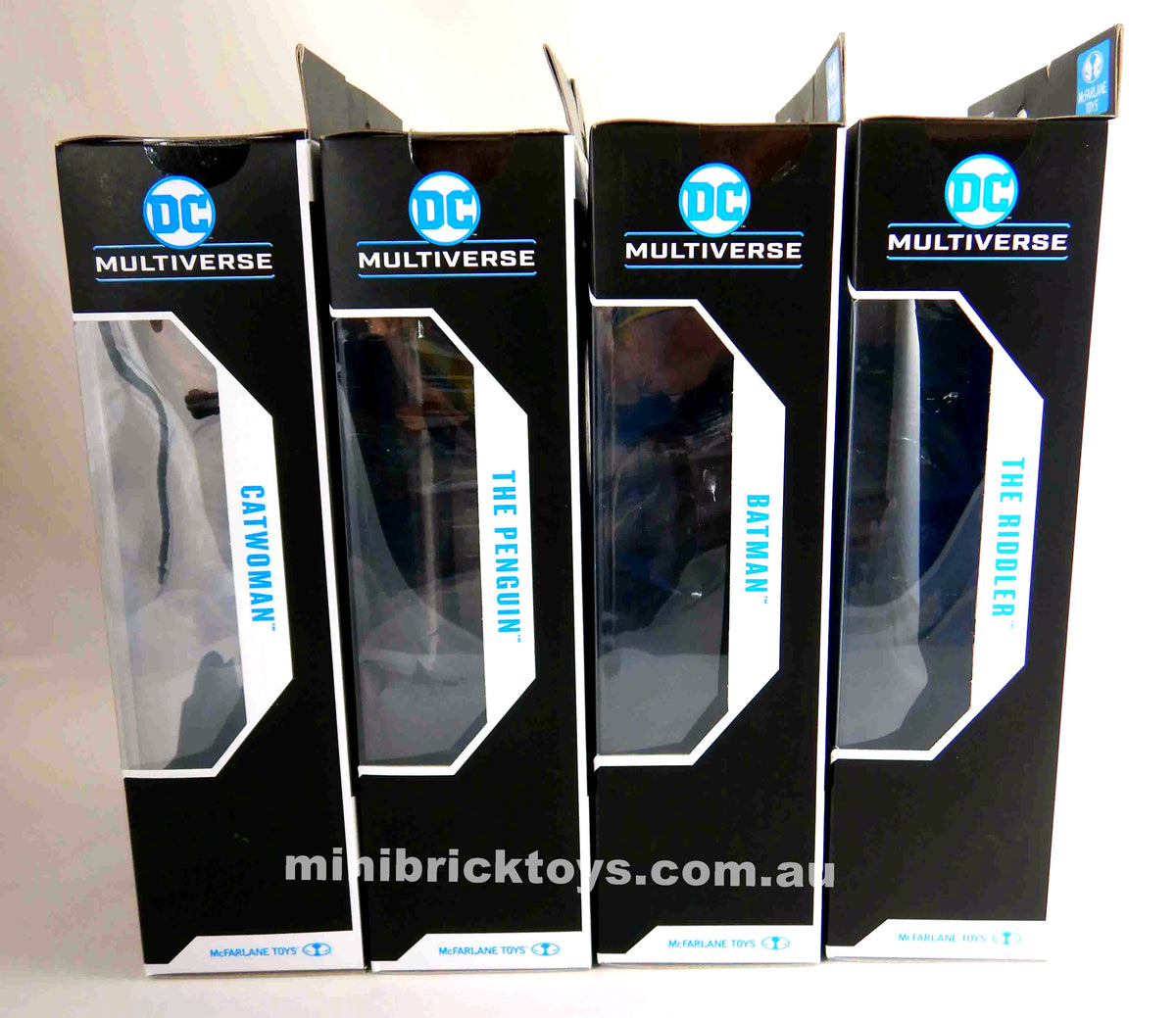 McFarlane DC Multiverse THE BATMAN, RIDDLER, CATWOMAN & PENGUIN