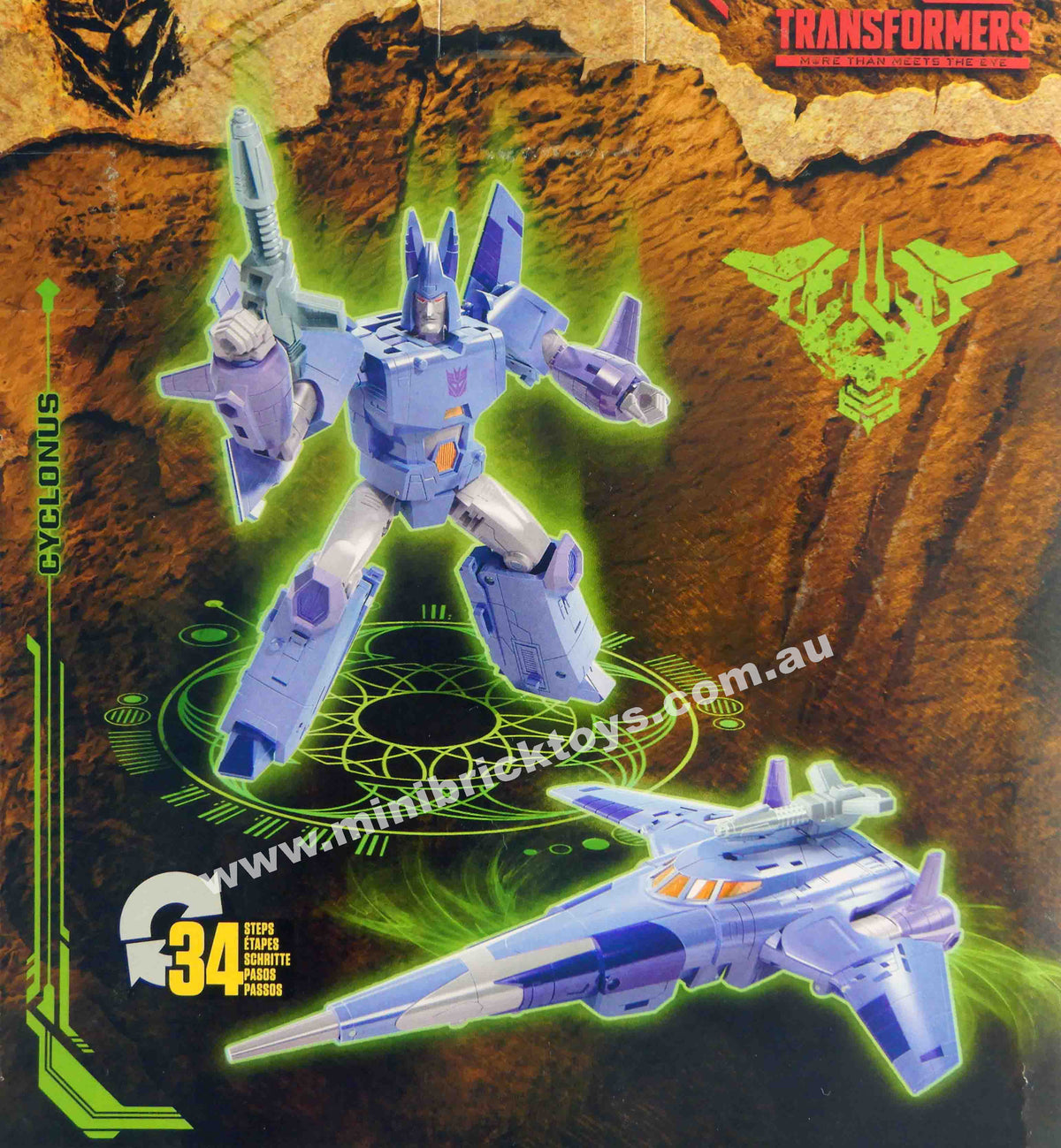 Transformers Kingdom CYCLONUS Voyager Class Figure WFC-K9