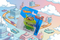 Hot Wheels The Jetsons Capsule Car - Artistic 3:2