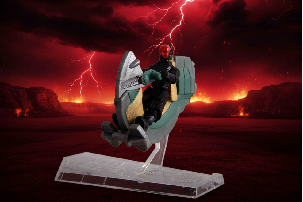 Star Wars Micro Galaxy Squadron Series 1 DARTH MAUL Scout Class Sith Speeder - Artistic 3:2